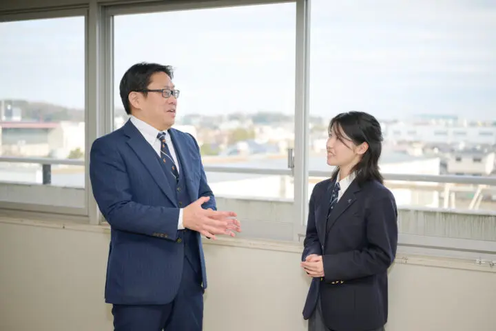 校長挨拶／<br>教育理念・校訓・教育方針